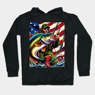 Celebrate Mardi Gras and show your love of fishing with this vibrant patriotic design Hoodie